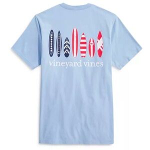 NWT Men’s Vineyard Vines Tee Americana Surfboards Size XL